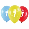 Balloons with Number 7 Print 3 pcs